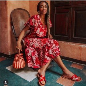 JOHANNA ORTIZ  x H&M EYELET EMBROIDERED DRESS